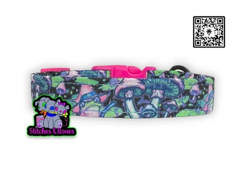 Dog Collar | 8-12” x5/8” | Witchy Bog Frogs