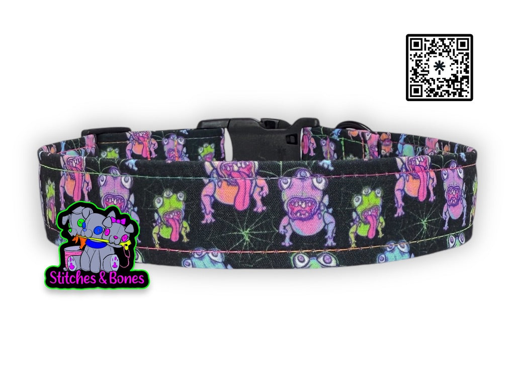 Dog Collar | 14-21" x1" | Snally Monster