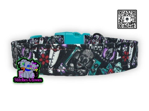 Dog Collar | 14-21" x1" | Monster Mash