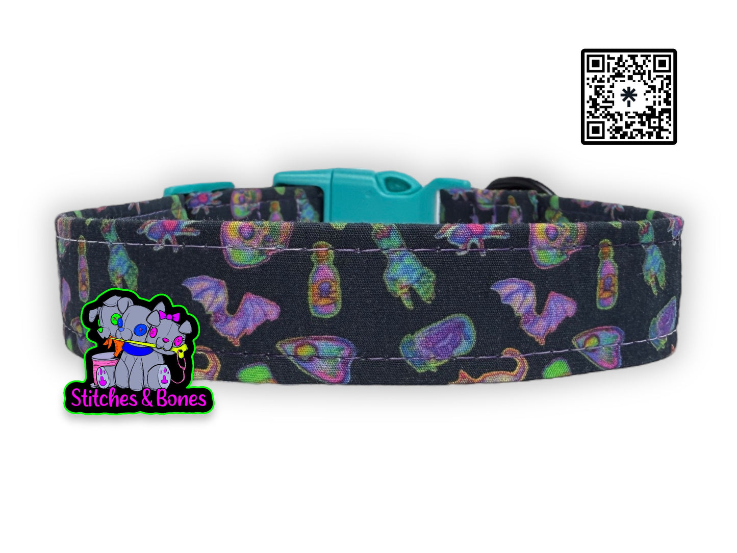 Dog Collar | 12-18" x1” | Witchy Things