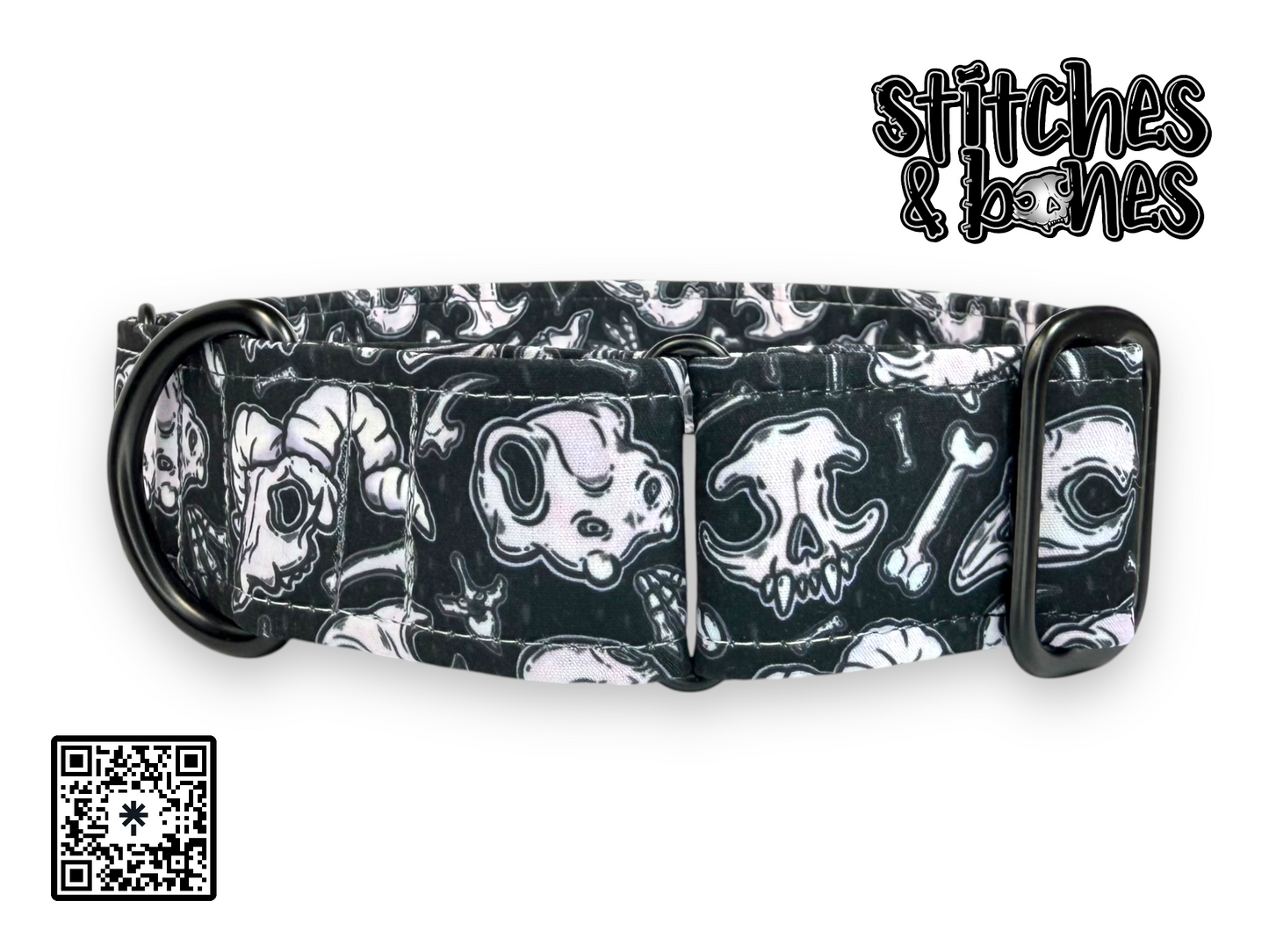 Martingale | 14-22” x1.5” | Curio Skulls