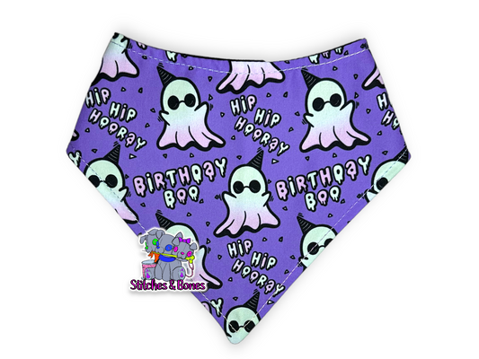 Bandana | Birthday Boo (Purple)